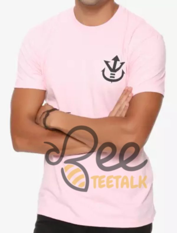 Dragon Ball Z Badman Vegeta Pink Shirt Choose Color beeteetalk 1