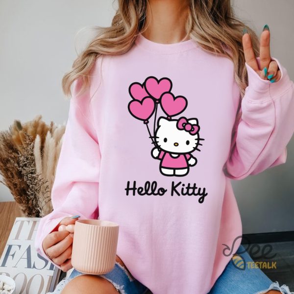 Pink Hello Kitty Balloons Shirt beeteetalk 3