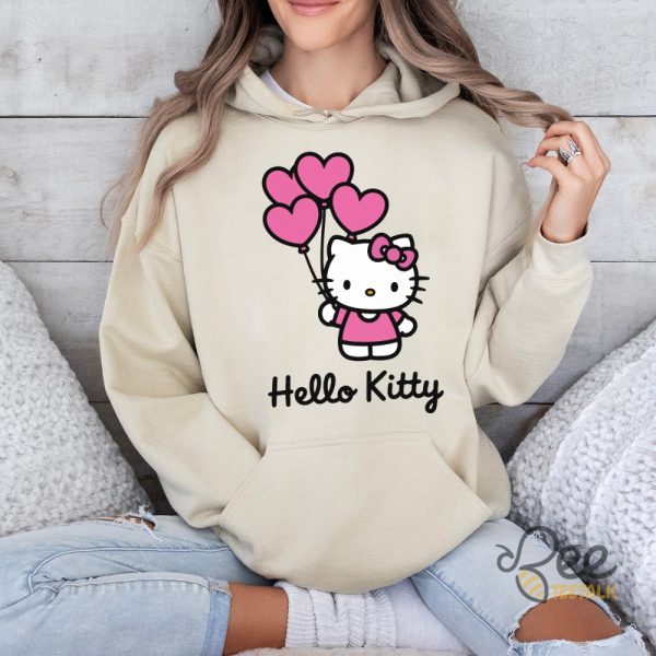 Pink Hello Kitty Balloons Shirt beeteetalk 5