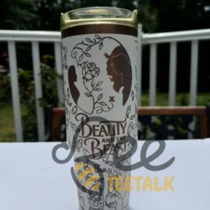 Disney Beauty And The Beast 40Oz Tumbler Laser Engraved beeteetalk 5 1