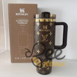 Stanley Lv Tumbler Cup 40Oz Dupe Brown beeteetalk 2 1