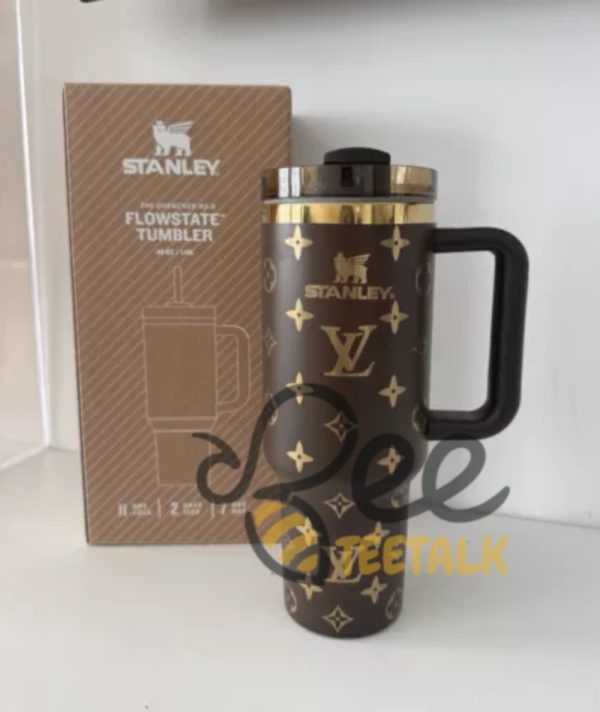 Stanley Lv Tumbler Cup 40Oz Dupe Brown beeteetalk 2 1