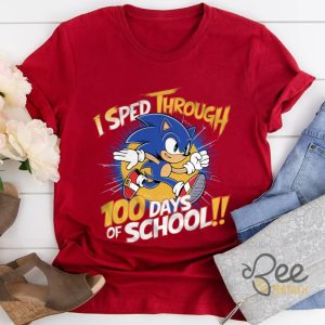 Sonic 100 Days Of School Shirt beeteetalk 3