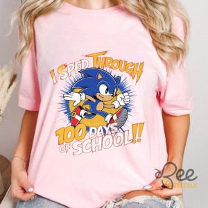 Sonic 100 Days Of School Shirt beeteetalk 5