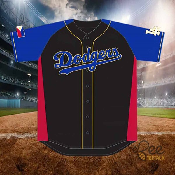 Dodgers Filipino Heritage Night Baseball Jersey Shirt Giveaway 2024 beeteetalk 1