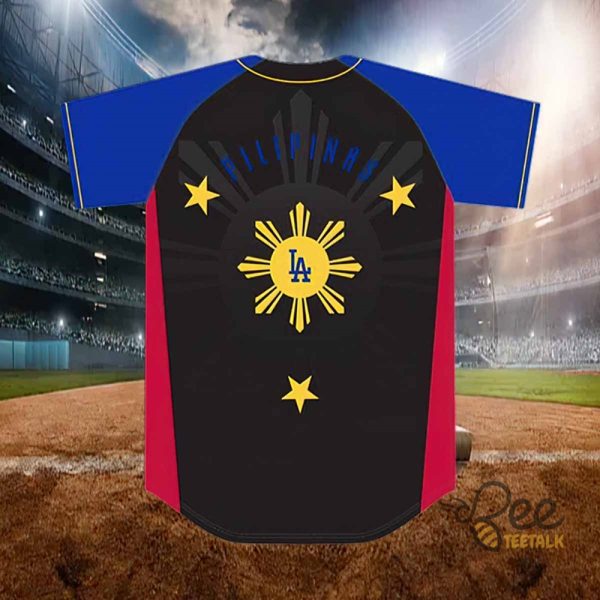 Dodgers Filipino Heritage Night Baseball Jersey Shirt Giveaway 2024 beeteetalk 2