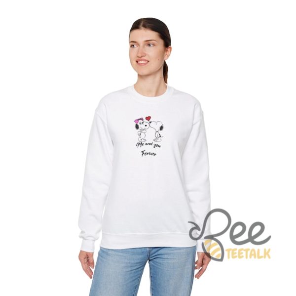 Me And You Forever Snoopy Valentines Sweatshirt Tshirt Hoodie beeteetalk 4