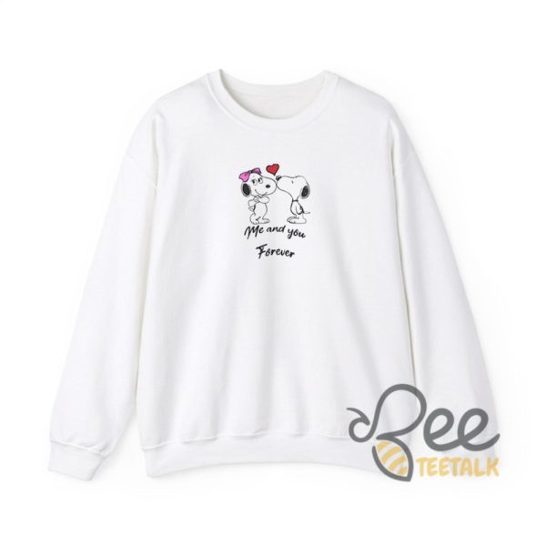 Me And You Forever Snoopy Valentines Sweatshirt Tshirt Hoodie beeteetalk 5