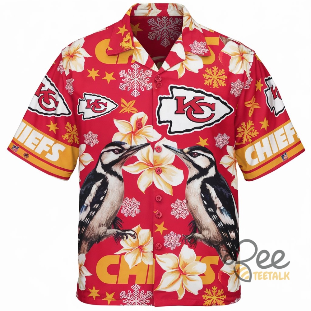 Kansas City Chiefs Woodpeckers Hawaiian Shirt