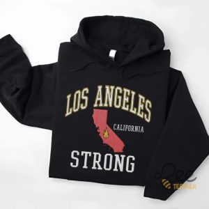 California Fire Los Angeles Strong 2025 Embroidered Shirt beeteetalk 3