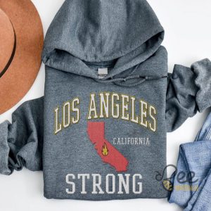 California Fire Los Angeles Strong 2025 Embroidered Shirt beeteetalk 4