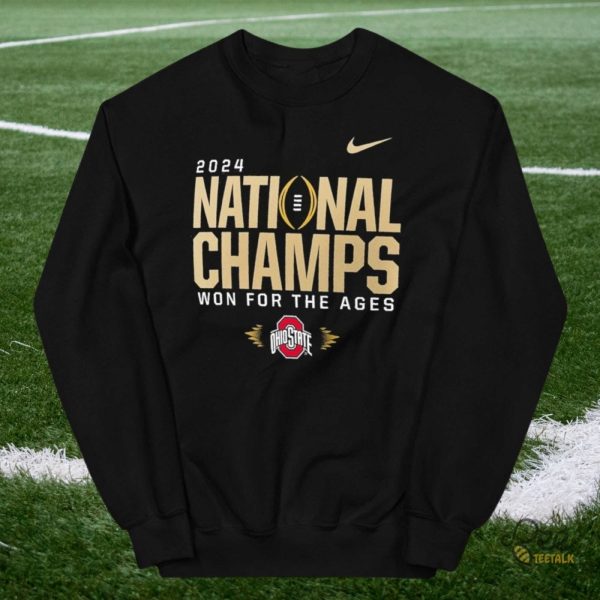 Nike Ohio State Buckeyes College Football Playoff 2024 National Champions Locker Room Shirt beeteetalk 2