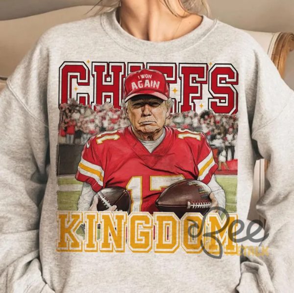 Kansas City Chiefs Kingdom Football Trump Shirt beeteetalk 5