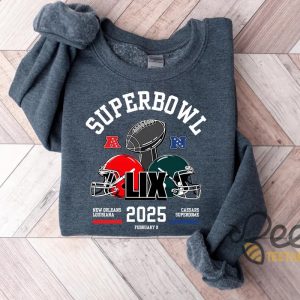 Super Bowl Lix Shirt Philadelphia Eagles Vs Kansas City Chiefs Superbowl Championship 2025 Tee beeteetalk 5