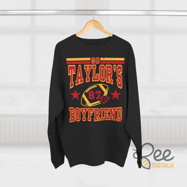 Go Taylors Boyfriend Funny Football Party Shirt beeteetalk 1 2