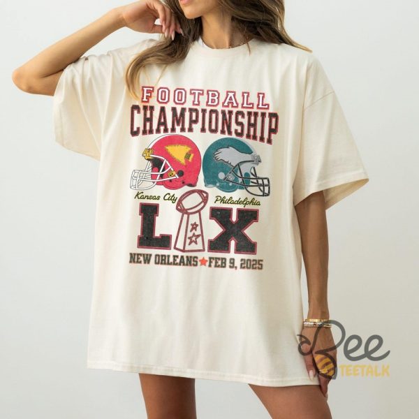 Football Championship Game 2024 Super Bowl Shirt beeteetalk 1