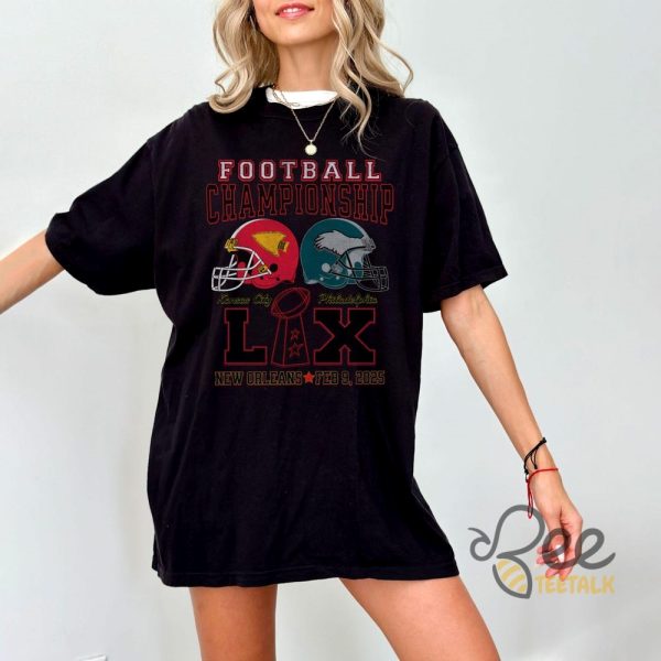 Football Championship Game 2024 Super Bowl Shirt beeteetalk 1 3