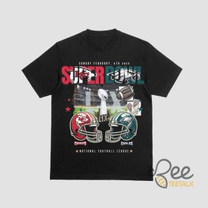 Super Bowl 2025 Shirt Kansas City Shirt Eagles Shirt Super Bowl Lix Shirt beeteetalk 1 5