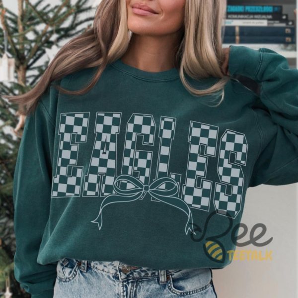 Eagles Bow Sweatshirt T Shirt Hoodie beeteetalk 1