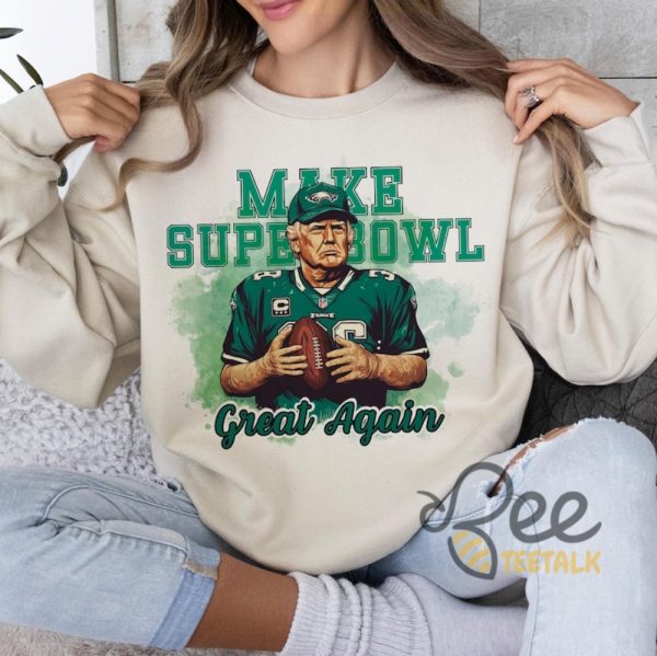 Donald Trump Eagles Shirt Make Superbowl Great Again Philadelphia Football Tee beeteetalk 1