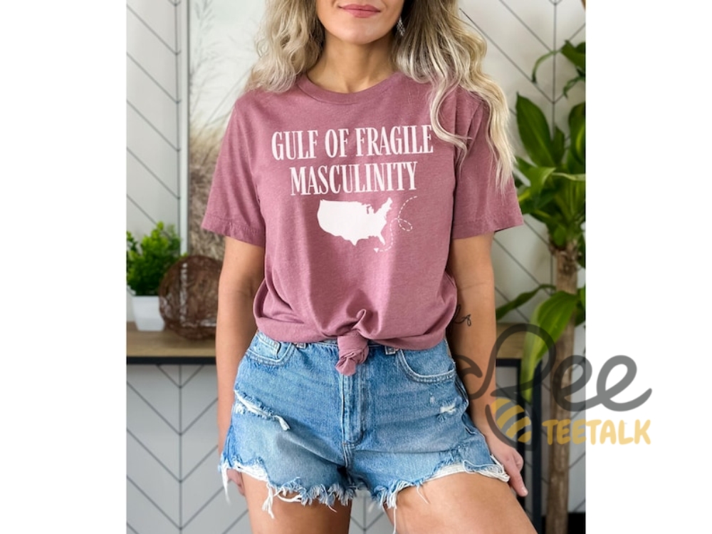 Funny Gulf Of Mexico Anti Trump Maga Shirt Gulf Of Fragile Masculinity Tee