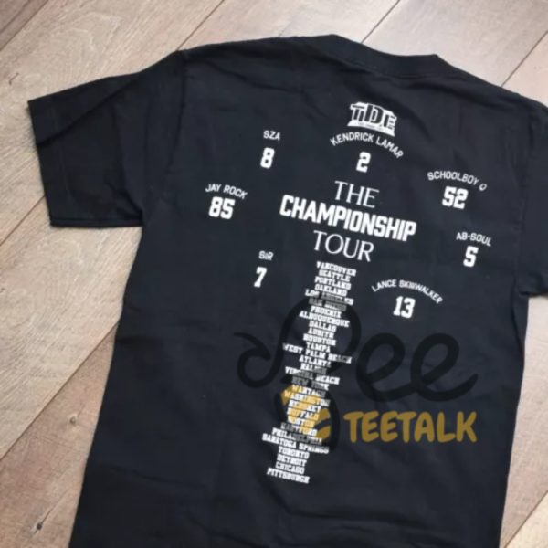 Kendrick Lamar Damn Championship Tour Shirt Reprinted beeteetalk 1