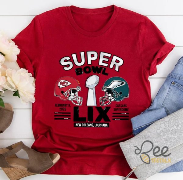 Superbowl Lix Chiefs Vs Eagles Shirt 2025 beeteetalk 1