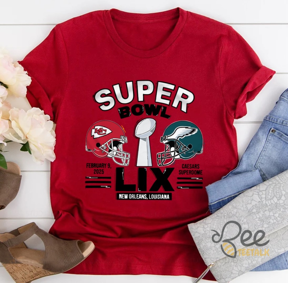 Superbowl Lix Chiefs Vs Eagles Shirt 2025