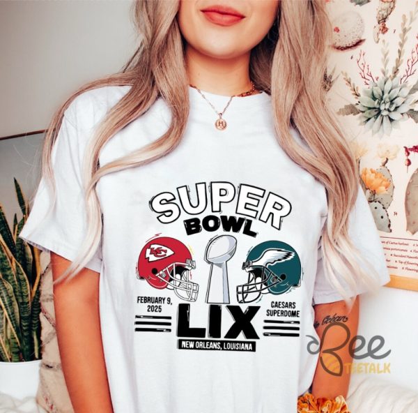 Superbowl Lix Chiefs Vs Eagles Shirt 2025 beeteetalk 2