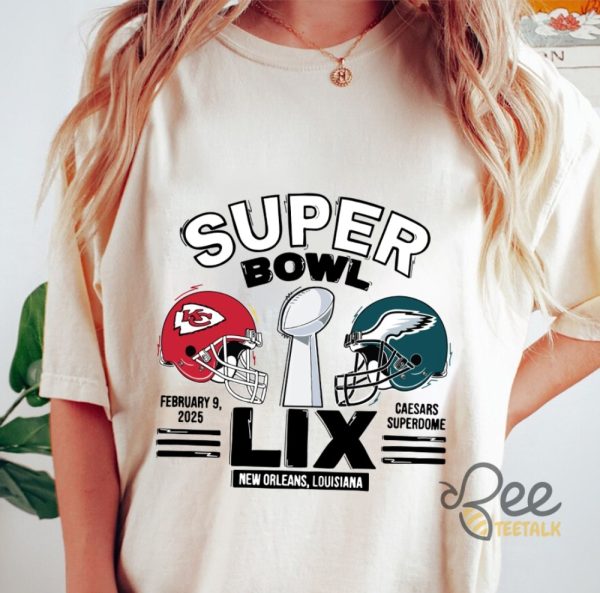 Superbowl Lix Chiefs Vs Eagles Shirt 2025 beeteetalk 3