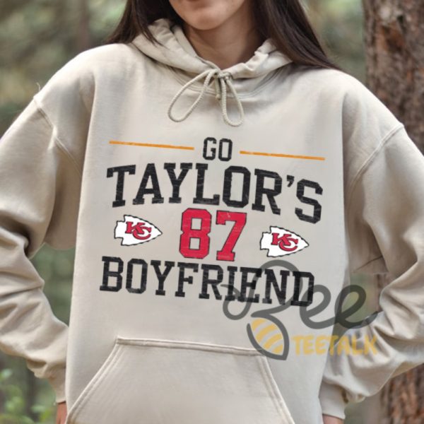 Go Taylors Boyfriend 87 Kc Chiefs Shirt beeteetalk 1