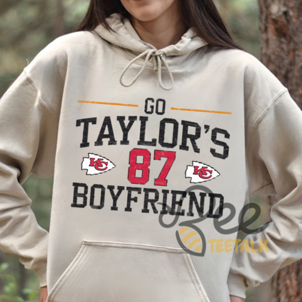 Go Taylors Boyfriend 87 Kc Chiefs Shirt