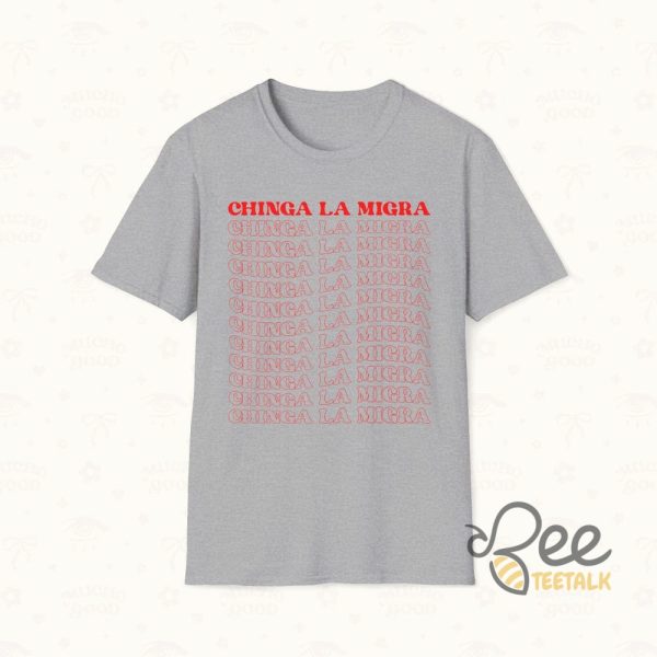 Chinga La Migra Shirt Abolish Ice Political Shirt beeteetalk 1 2