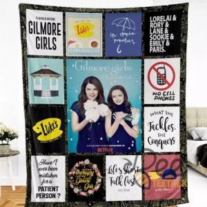 Gilmore Girls Series Fleece Blanket Stars Hollow Mother Daughter Blankets beeteetalk 2