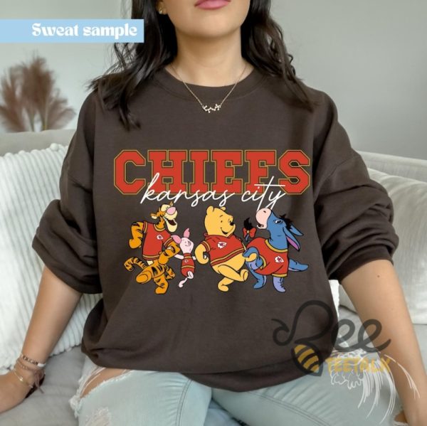 Winnie The Pooh Kansas City Chiefs Shirt beeteetalk 1