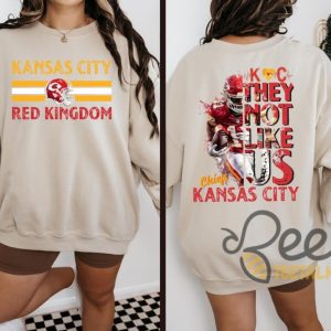 Kansas City Chiefs Red Kingdom They Not Like Us Shirt beeteetalk 1 1