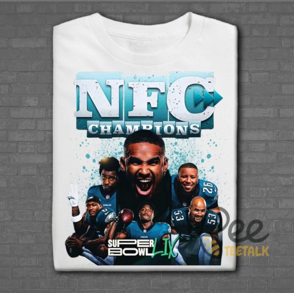 Nfc Champions Super Bowl Lix 2025 Eagles Shirt - | Beeteetalk High-quality Image
