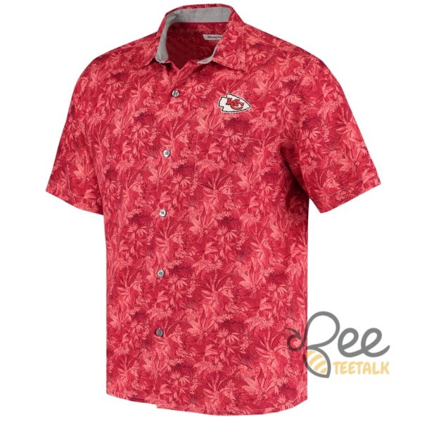 Red Kansas City Chiefs Hawaiian Shirt Replica - | Beeteetalk High-quality Image