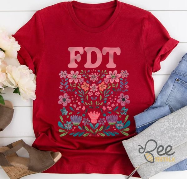 Fdt Anti Trump Flowers Shirt - | Beeteetalk High-quality Image