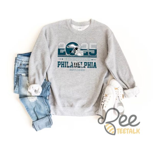 2025 Super Bowl Champions Eagles Bird Gang Shirt - | Beeteetalk High-quality Image