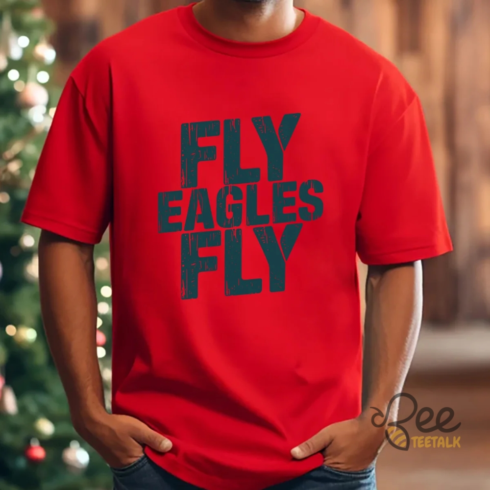 Fly Eagles Fly Football Tee 7 Fly Eagles Fly Football Tee