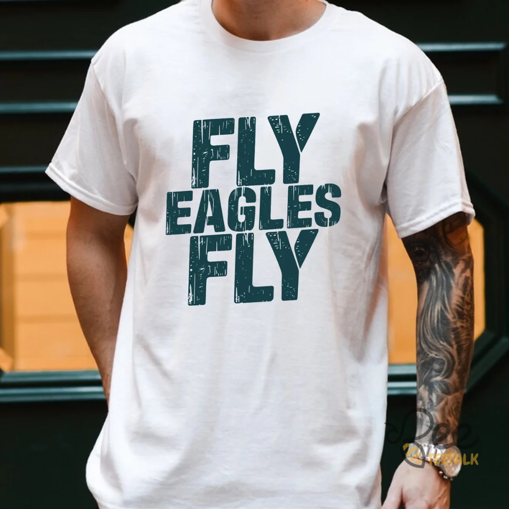 Fly Eagles Fly Football Tee 8 Fly Eagles Fly Football Tee