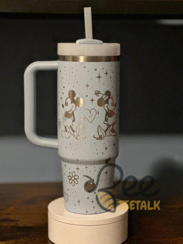 Mickey Mouse Engraved Stainless Steel 40Oz Tumbler - | Beeteetalk High-quality Image