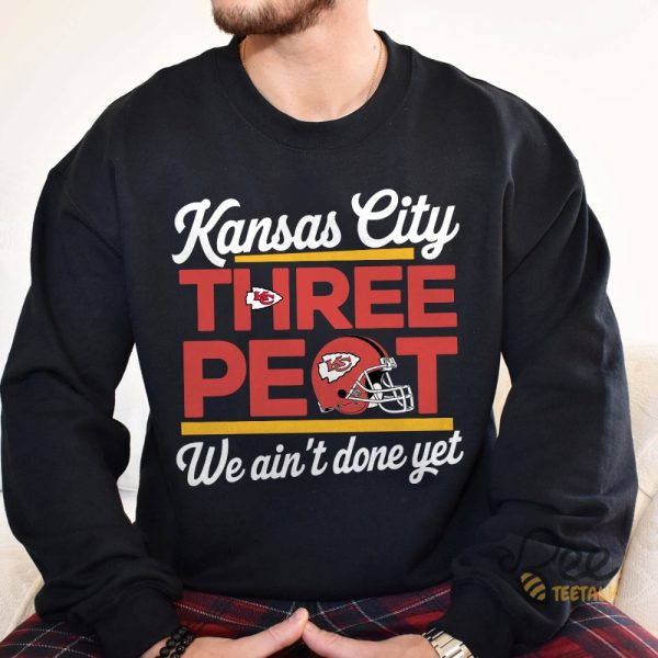 Kc Chiefs Three Peat Superbowl Winners Championship Shirt - | Beeteetalk High-quality Image
