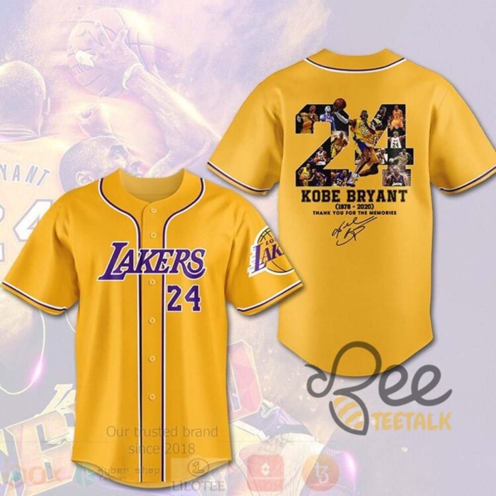 New Nba Los Angeles Lakers Kobe Bryant Baseball Jersey Shirt 2 New NBA Los Angeles Lakers Kobe Bryant Baseball Jersey Shirt