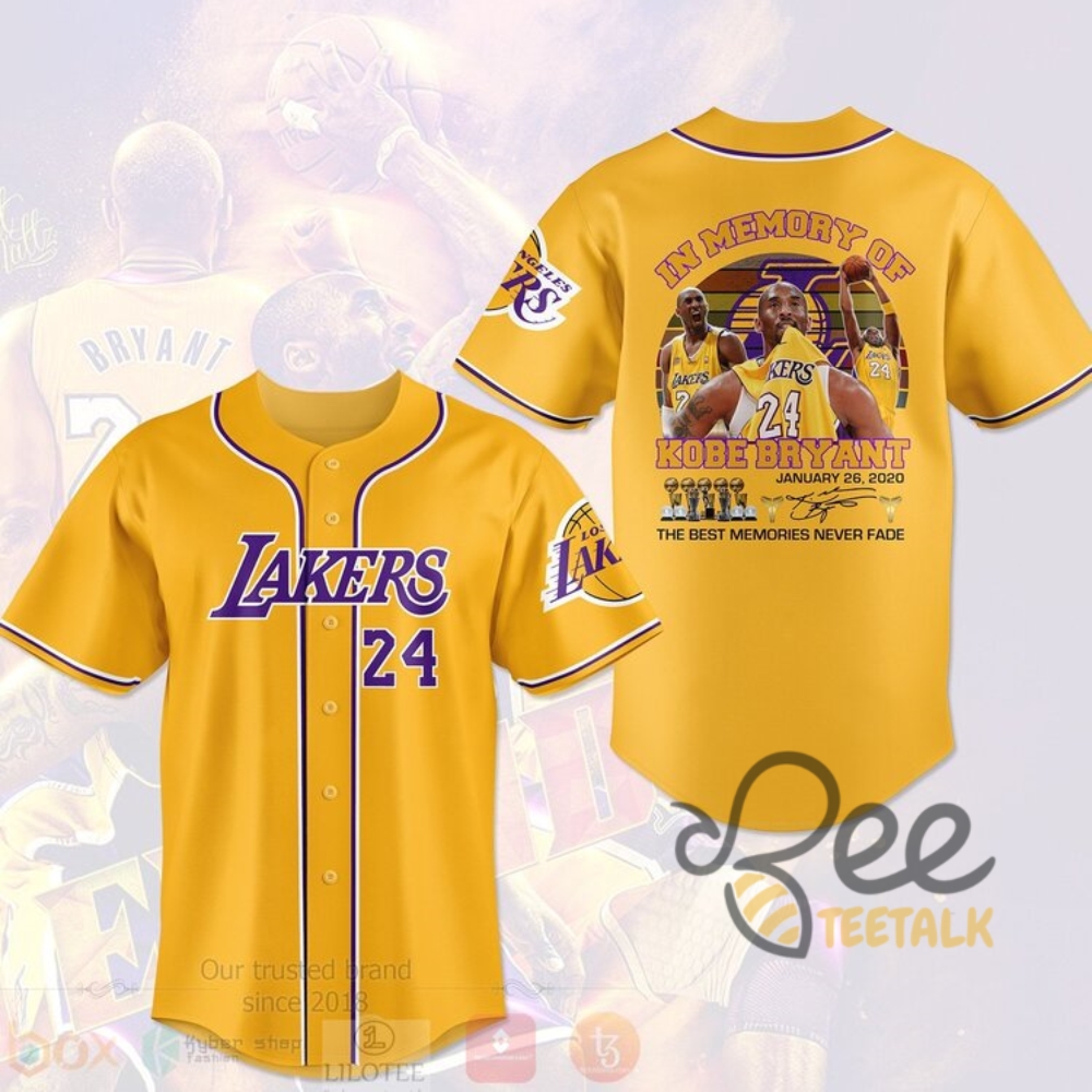 New Nba Los Angeles Lakers Kobe Bryant Baseball Jersey Shirt 3 New NBA Los Angeles Lakers Kobe Bryant Baseball Jersey Shirt
