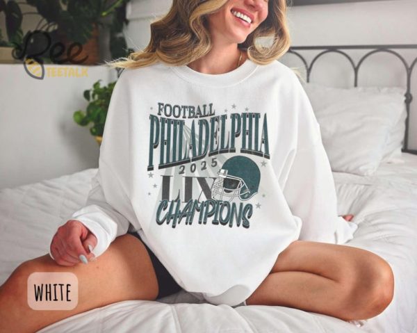 2025 Philadelphia Eagles Football Lix Champions Super Bowl Shirt - | Beeteetalk High-quality Image