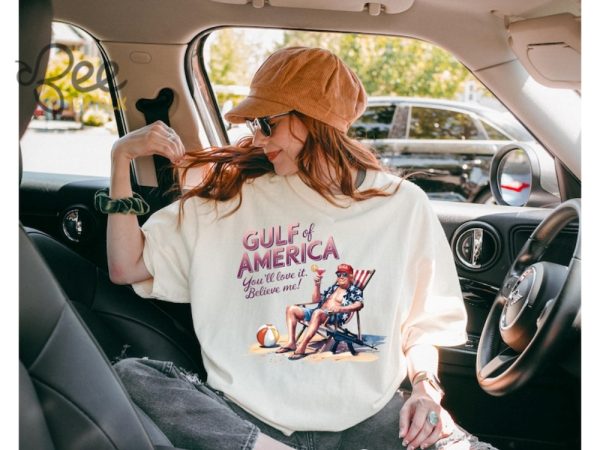 Trump Gulf Of America Shirt Maga Tee - | Beeteetalk High-quality Image