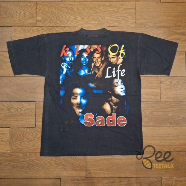 Sade Kiss Of Life Bootleg Graphic Tee Shirt - | Beeteetalk High-quality Image