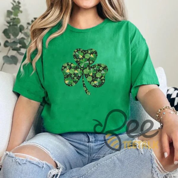 Lucky Clover Shirt St Patricks Day Tee - | Beeteetalk High-quality Image